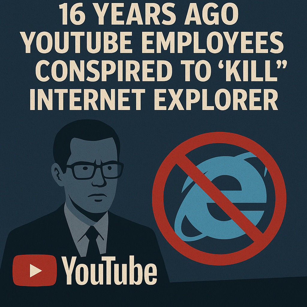 16 Tahun Lalu Karyawan YouTube Berkonspirasi “Bunuh” Internet Explorer