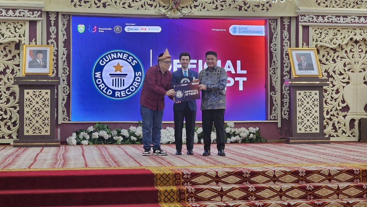 Sumatera Selatan Raih Rekor Dunia, 25 Ribu Guru Ikut Pelatihan AI